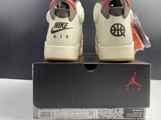 6 Brown Sail Jordan Retro AIR Quai54 (2020) CZ4152-100 0812